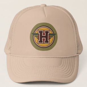 Gorra De Camionero Letra "H"