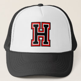 Gorra De Camionero Letra "H" Inicial