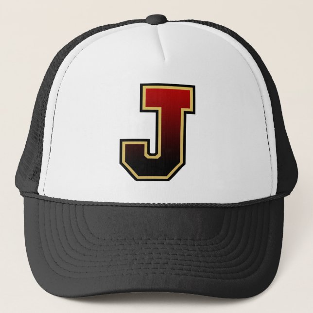 Gorra De Camionero Letra "J" (Anverso)