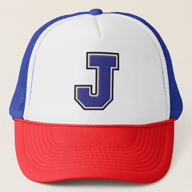Gorra De Camionero Letra J de uva (Anverso)