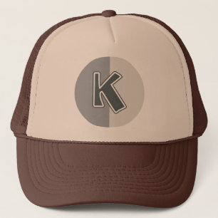 Gorra De Camionero Letra K