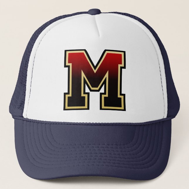 Gorra De Camionero Letra "M" (Anverso)