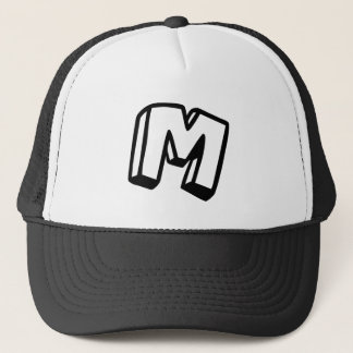 Gorra De Camionero Letra M