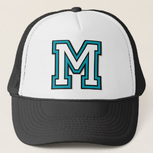 Gorra De Camionero Letra "M" inicial