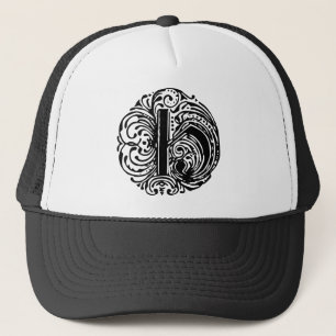 Gorra De Camionero Letra monarquia "H"