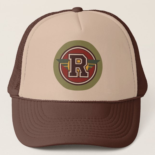 Gorra De Camionero Letra monográfica "R" (Anverso)