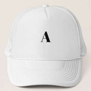 Gorra De Camionero Letra o Símbolo de Monograma Personalizado Fuente 