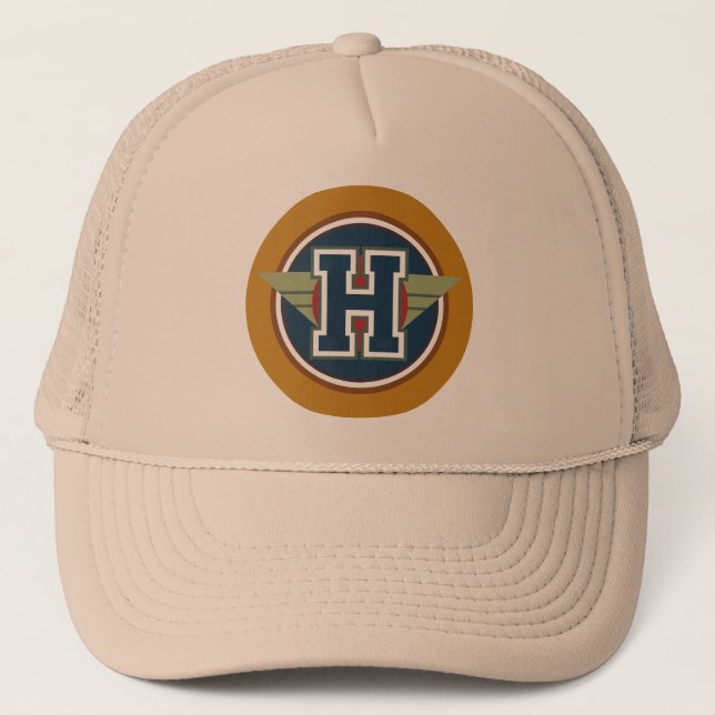 Gorra De Camionero Letra personalizado "H" (Anverso)