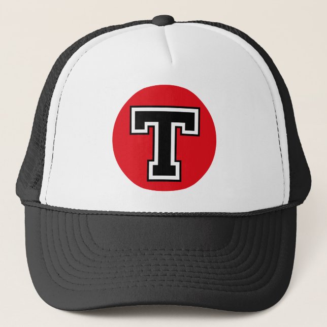 Gorra De Camionero Letra "T" (Anverso)