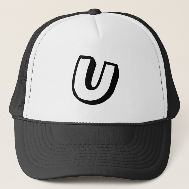 Gorra De Camionero Letra U (Anverso)