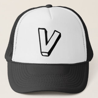Gorra De Camionero Letra V