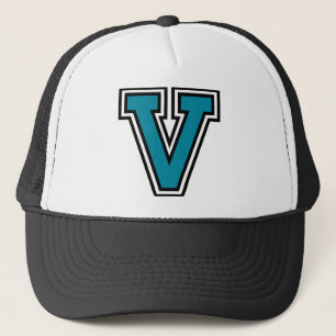 Gorra De Camionero Letra "V" monograma inicial
