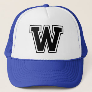 Gorra De Camionero Letra "W"