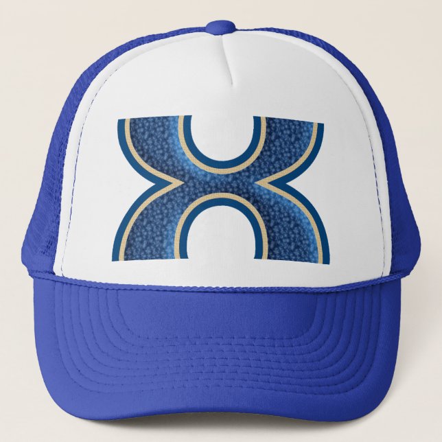 Gorra De Camionero Letra X (Anverso)