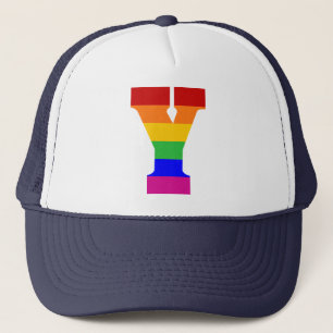 Gorra De Camionero Letra Y del arco iris