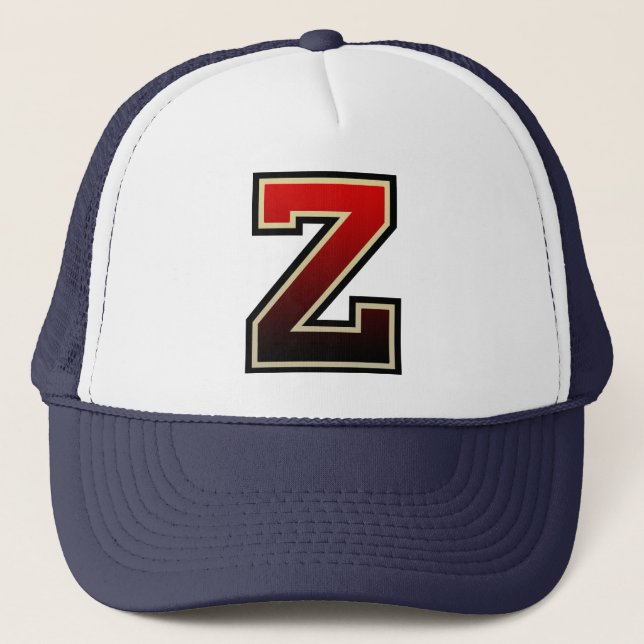 Gorra De Camionero Letra "Z" (Anverso)