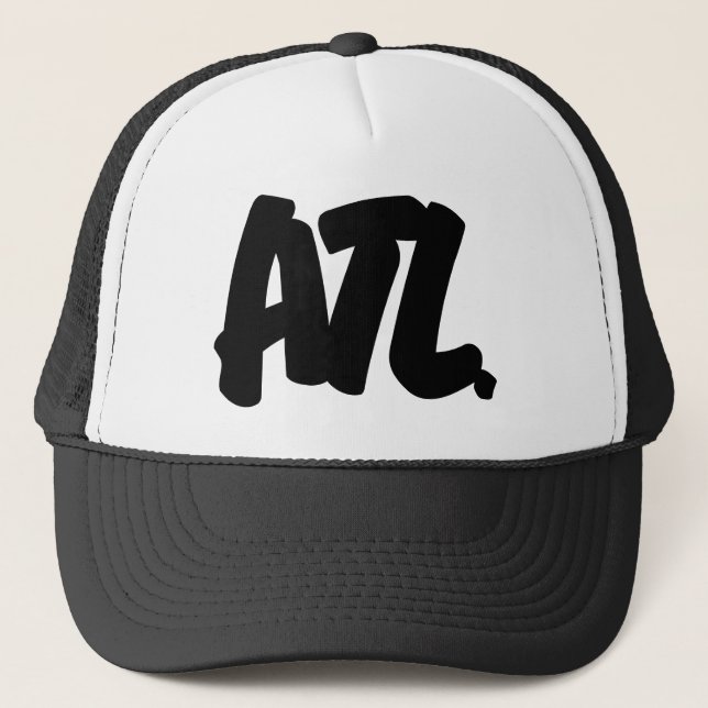 Gorra De Camionero Letras de ATL (Anverso)