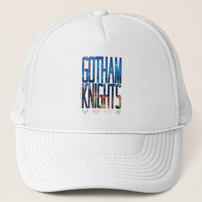 Gorra De Camionero Letras de Gotham Knights City (Anverso)