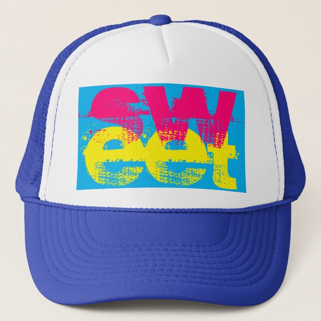 Gorra De Camionero letras gruesas de SWEET | (Anverso)
