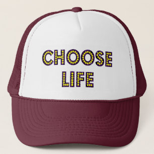 Gorra De Camionero Letras Neón de Elige la Vida