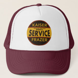 Gorra De Camionero Letrero de servicio Kaiser Frazer vintage