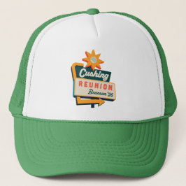 Gorra De Camionero Letrero en el camino de Cushing