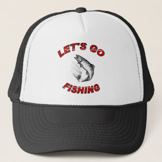 Gorra De Camionero Lets va a pescar