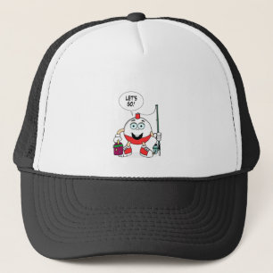 Gorra De Camionero Lets va a pescar el bobber