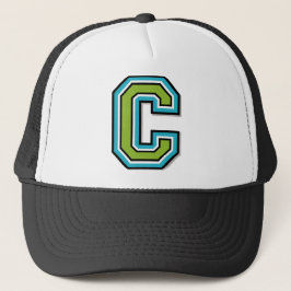 Gorra De Camionero Letter "C" Monogram