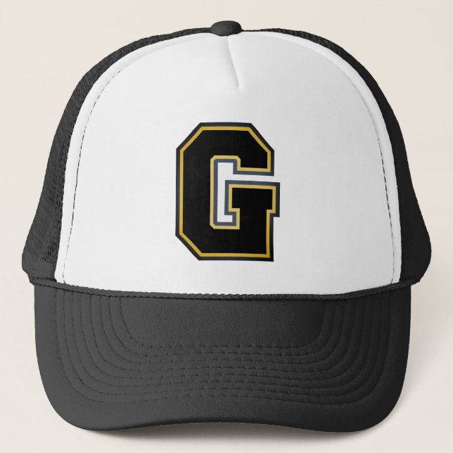 Gorra De Camionero Letter "G" Monogram (Anverso)