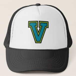 Gorra De Camionero Letter "V" Monogram