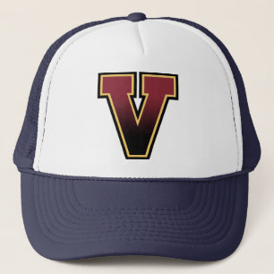 Gorra De Camionero Letter "V" monogram