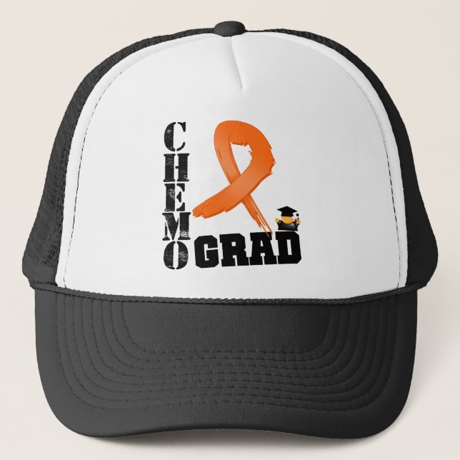 Gorra De Camionero Leukemia Chemo Grad (Anverso)