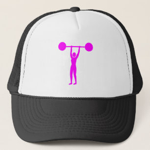 Gorra De Camionero Levantamiento de peso 02 - Magenta
