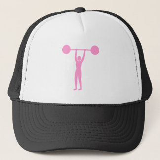 Gorra De Camionero Levantamiento de peso 02 - Rosa