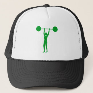 Gorra De Camionero Levantamiento de peso 02 - Verde de hierba