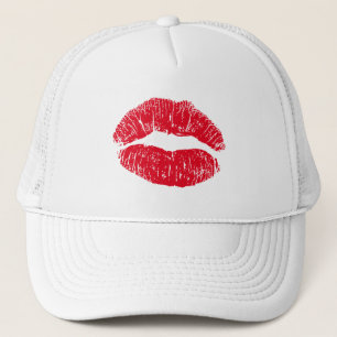 Gorra De Camionero Levantamientos de besos rojos