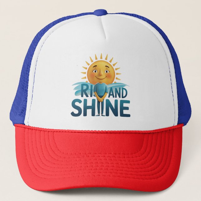 Gorra De Camionero Levantarse y brillar (Anverso)