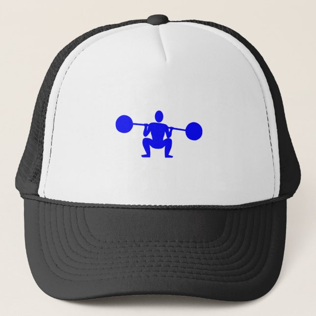 Gorra De Camionero Levante de peso 01 - Azul (Anverso)