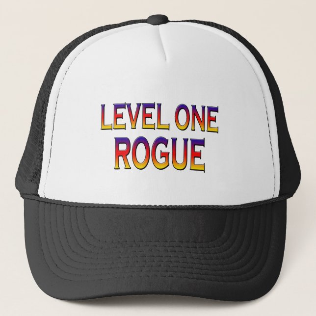 Gorra De Camionero Level one rogue (Anverso)