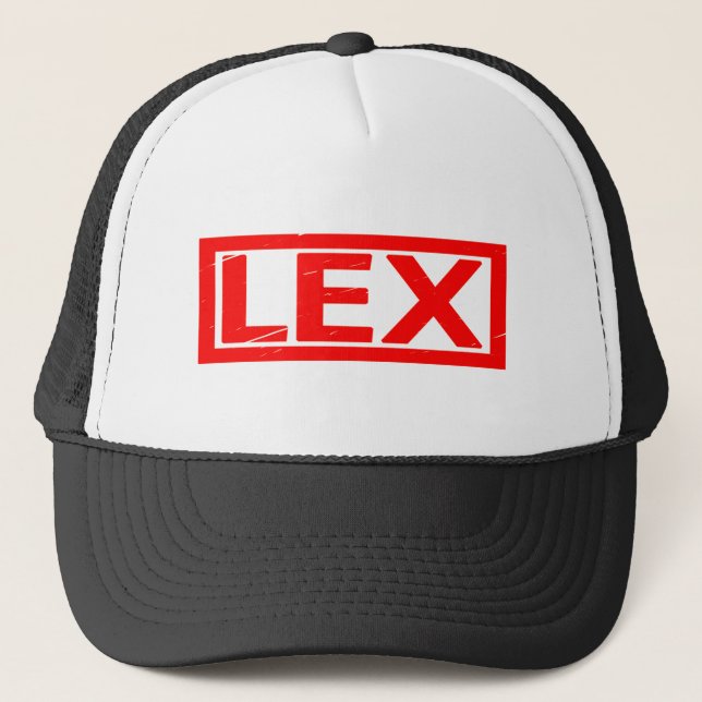 Gorra De Camionero Lex Stamp (Anverso)
