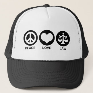 Gorra De Camionero Ley de amor por la paz