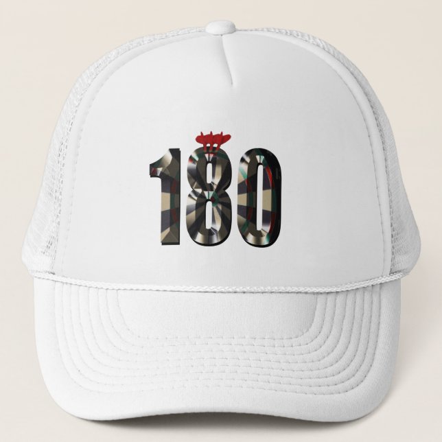 Gorra De Camionero Leyenda de Dardos, La Puntuación Perfecta, (Anverso)
