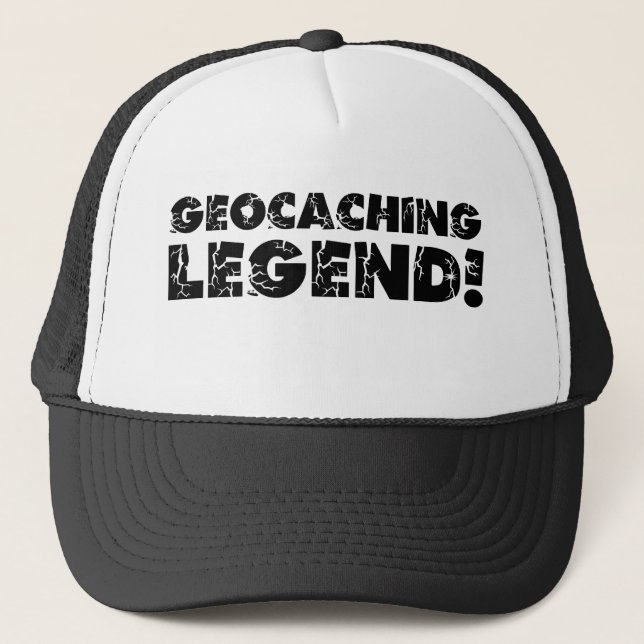 Gorra De Camionero ¡Leyenda de Geocaching! (Anverso)
