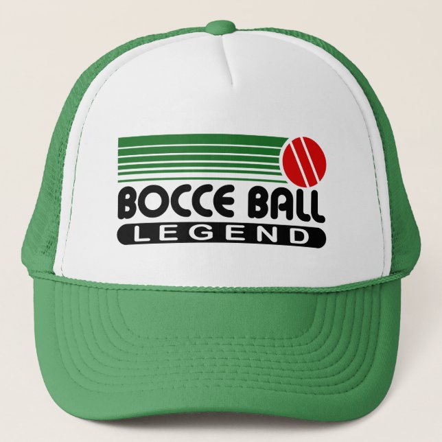Gorra De Camionero Leyenda de la bola de Bocce (Anverso)