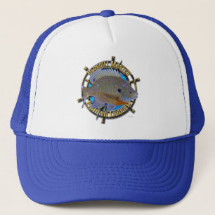 Gorra De Camionero Leyenda de la pesca del Lepomis macrochirus