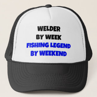 Gorra De Camionero Leyenda de pesca de soldadura por semana antes del