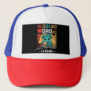 Gorra De Camionero Leyenda de videojuegos esposo y padre