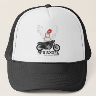 Gorra De Camionero Leyenda roja del motor del corredor del café del
