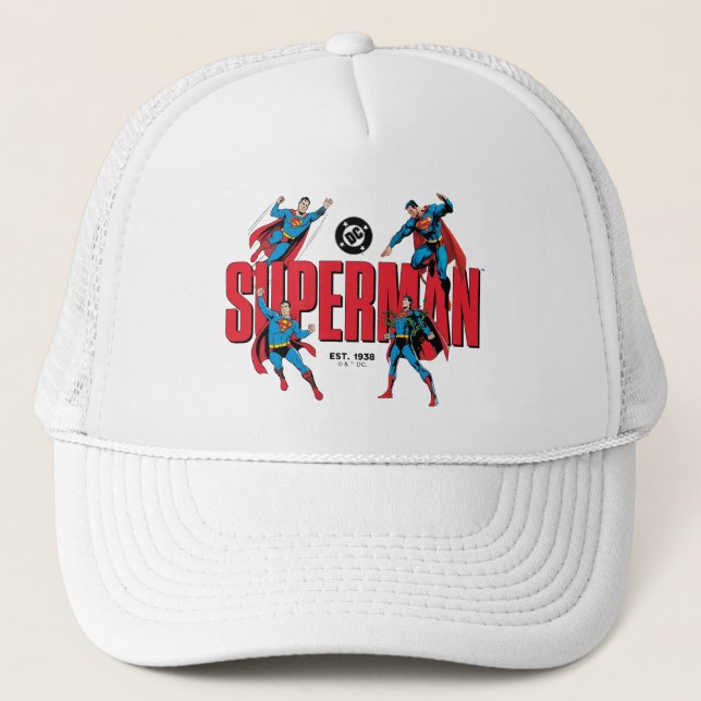 Gorra De Camionero Leyendas de Superman para Siempre Gráfico (Anverso)